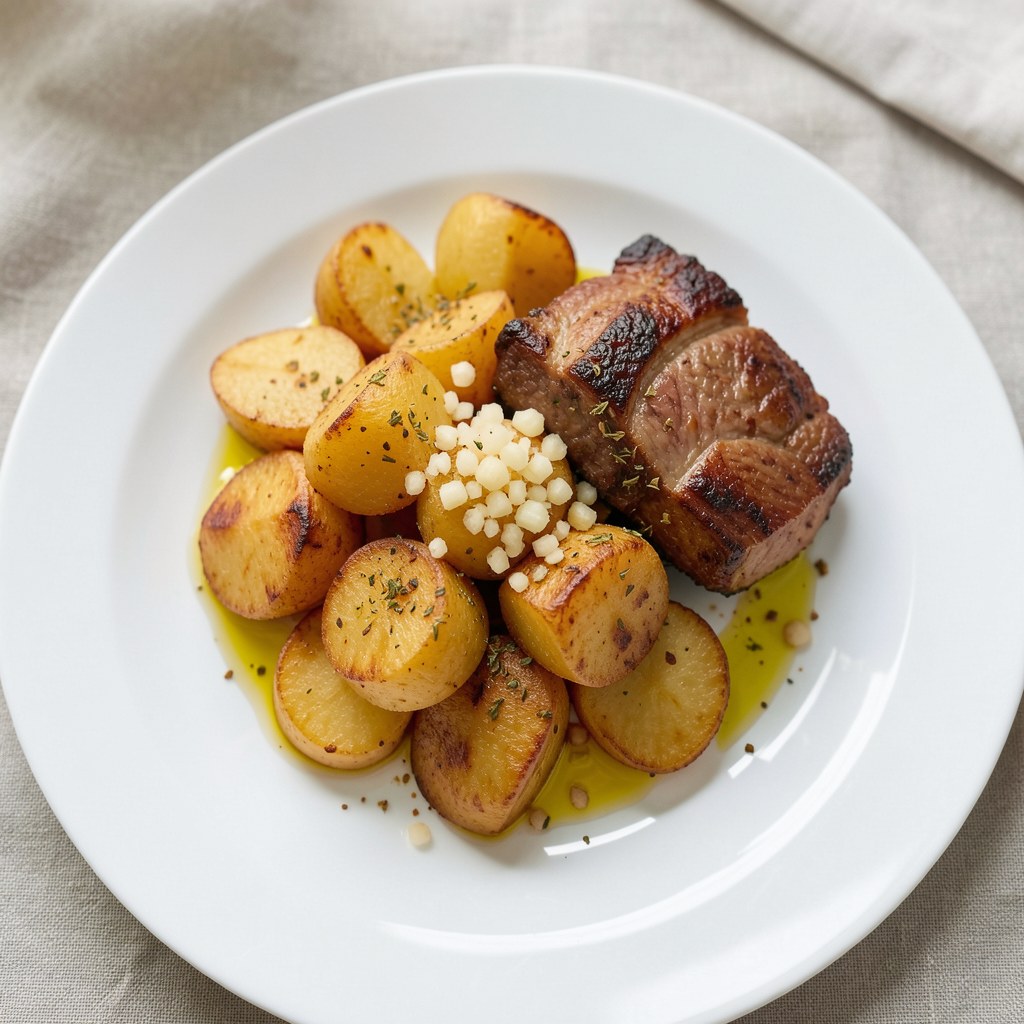 Ziemniaki smażone z boczkiem