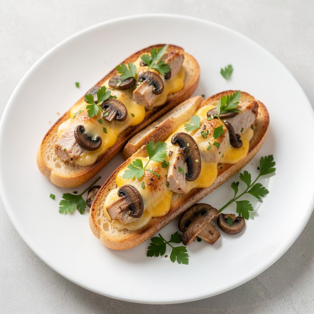 Zapiekanki z kurczakiem