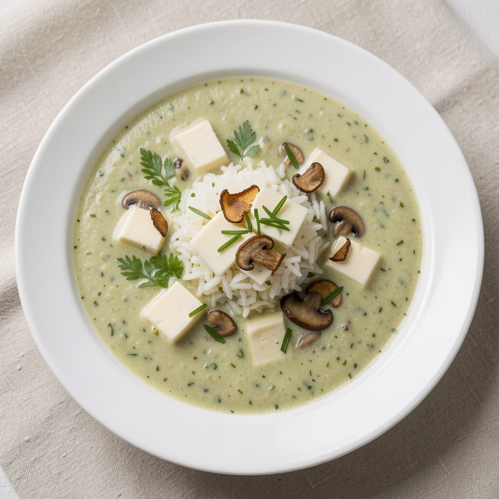 Zupa selerowa z ryzem