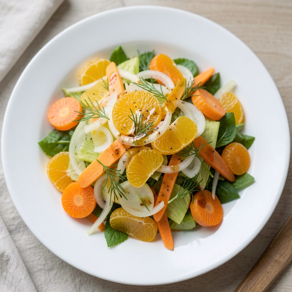 sałatka z surowych warzyw