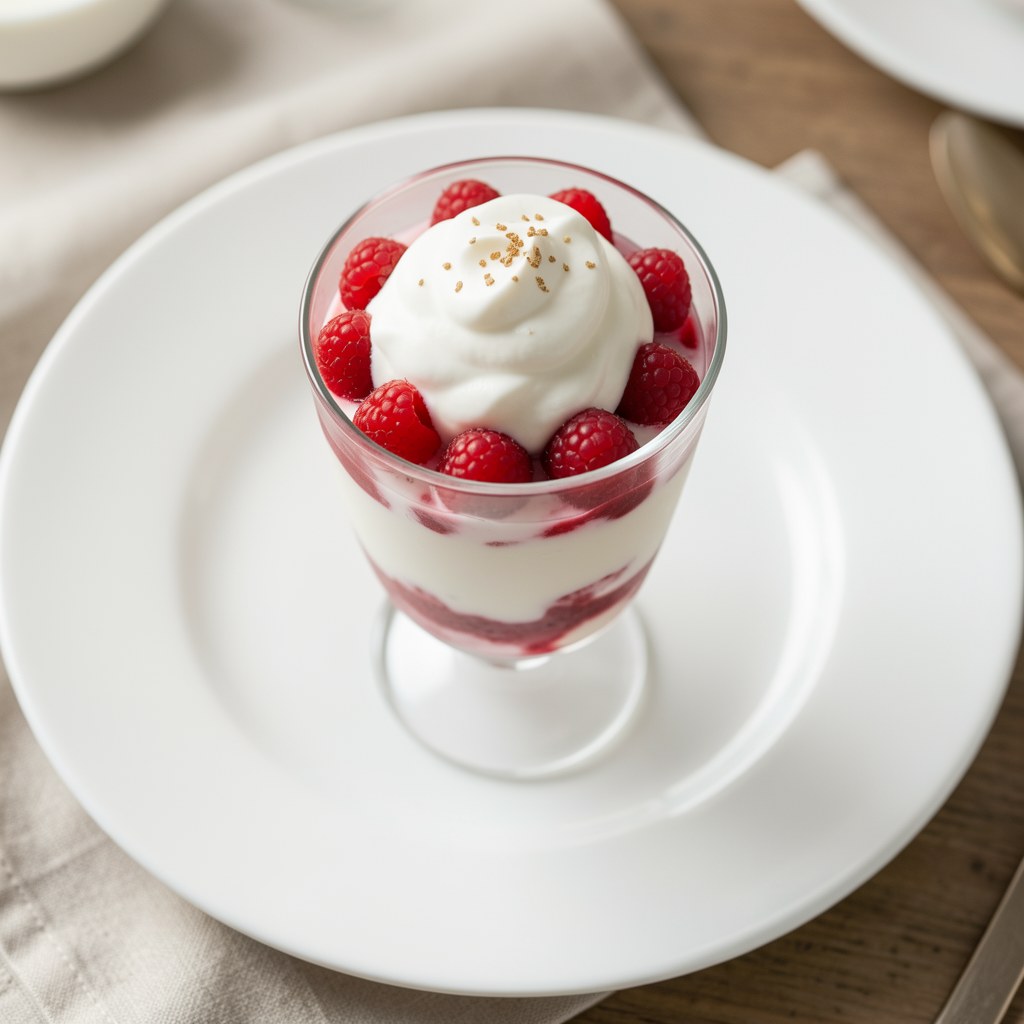 Deser truskawkowo śmietankowy