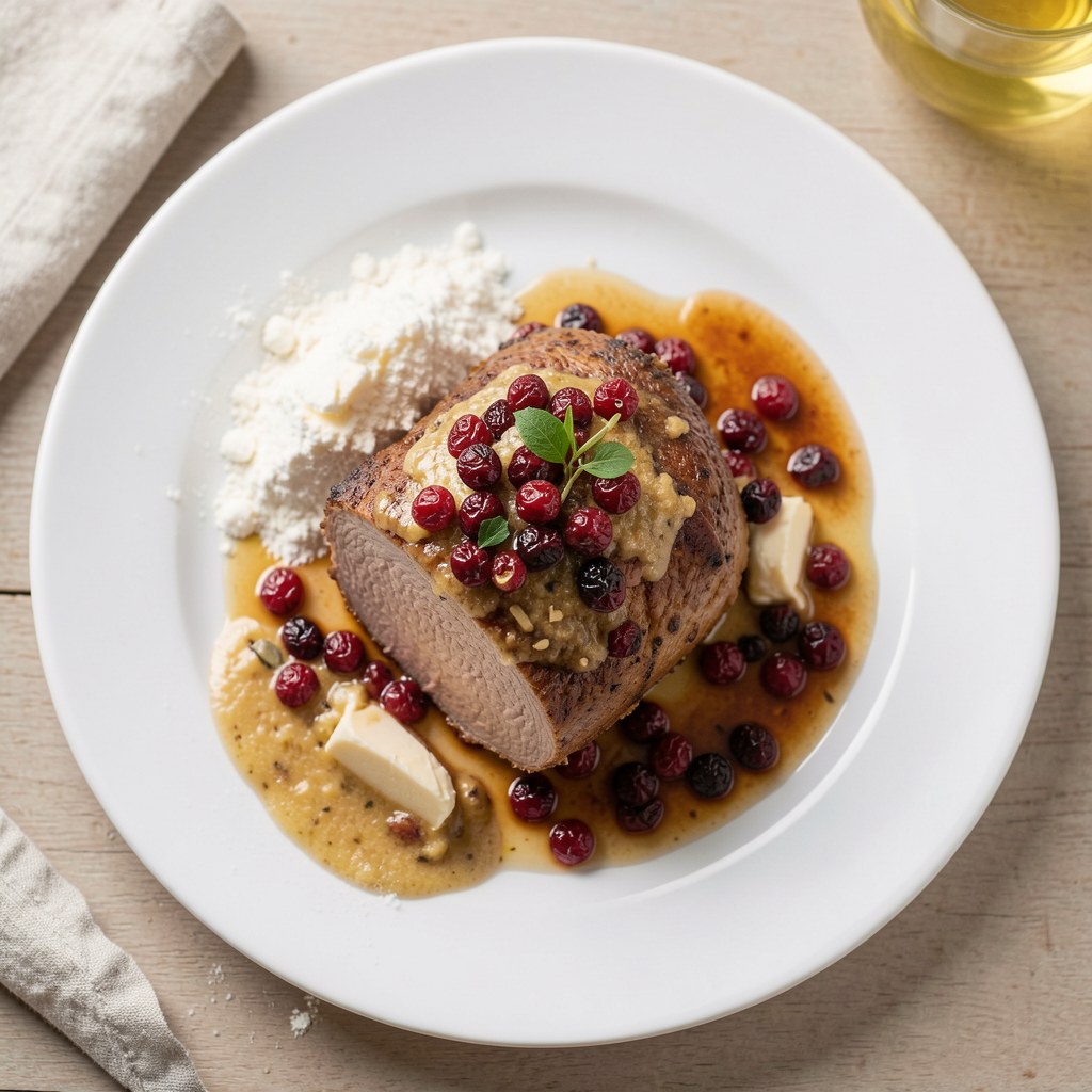 Sos jałowcowy do pieczeni