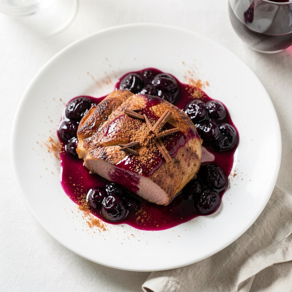 Sos z powideł wiśniowych