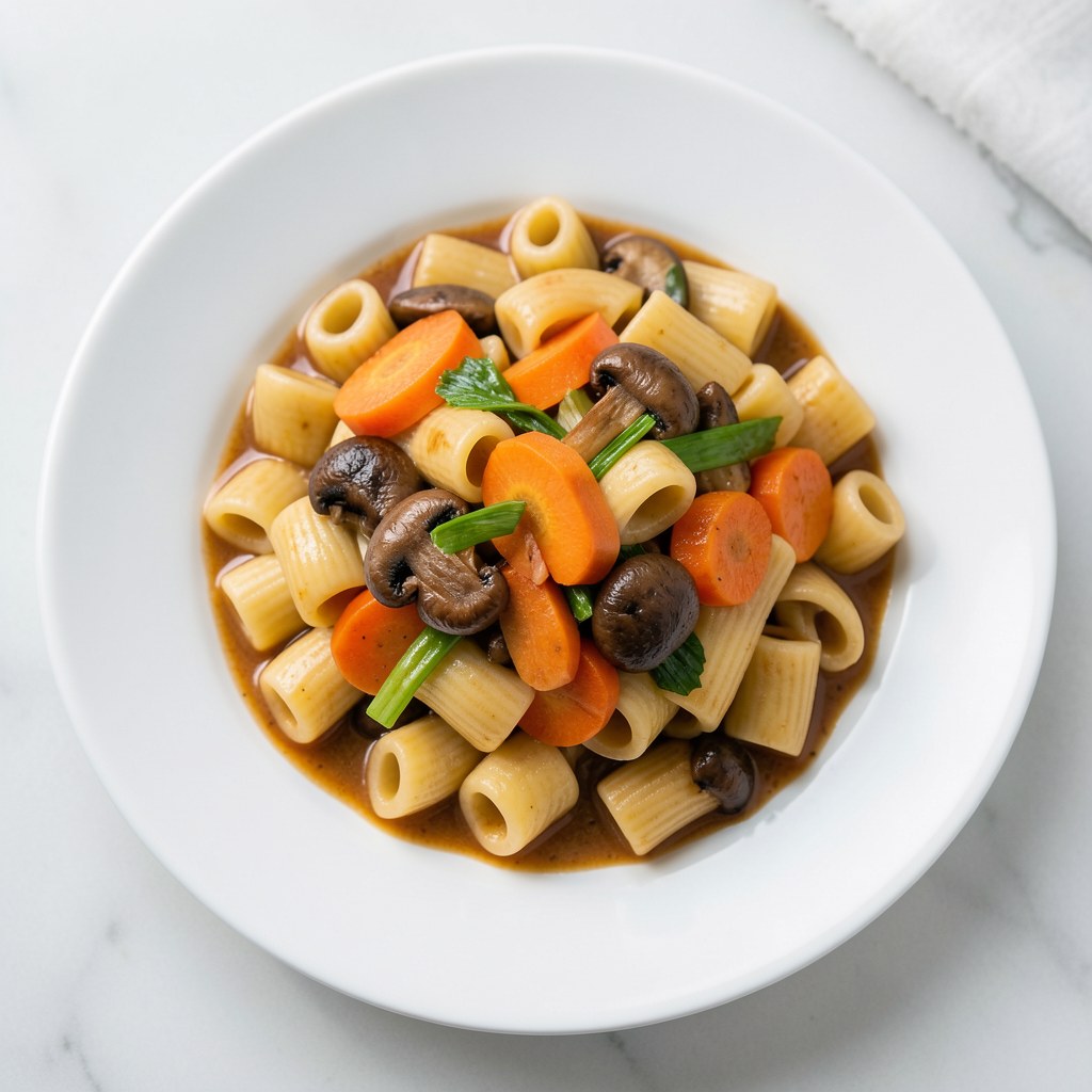 Makaron w sosie sojowym