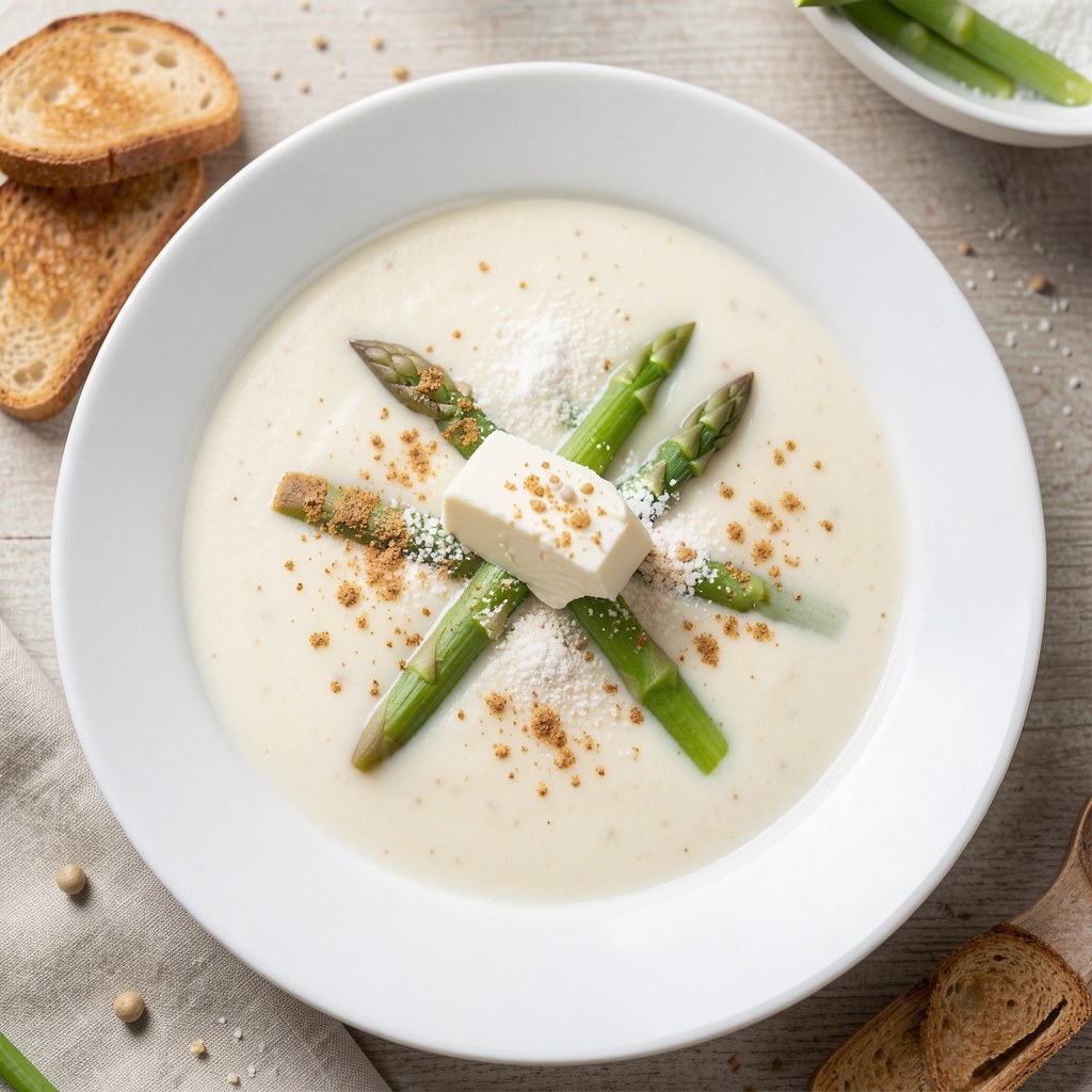 Zupa szparagowa na mleku