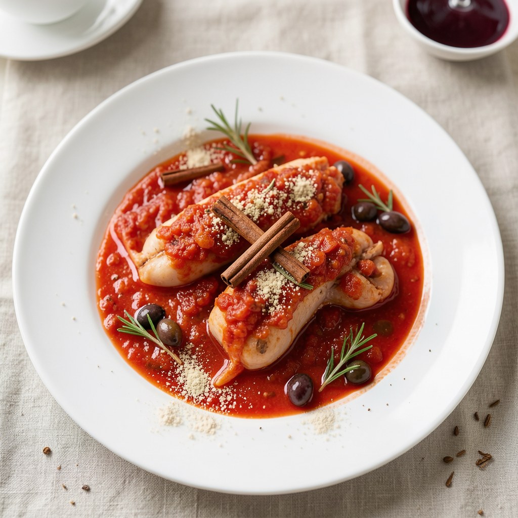 Ośmiornica w czerwonym winie