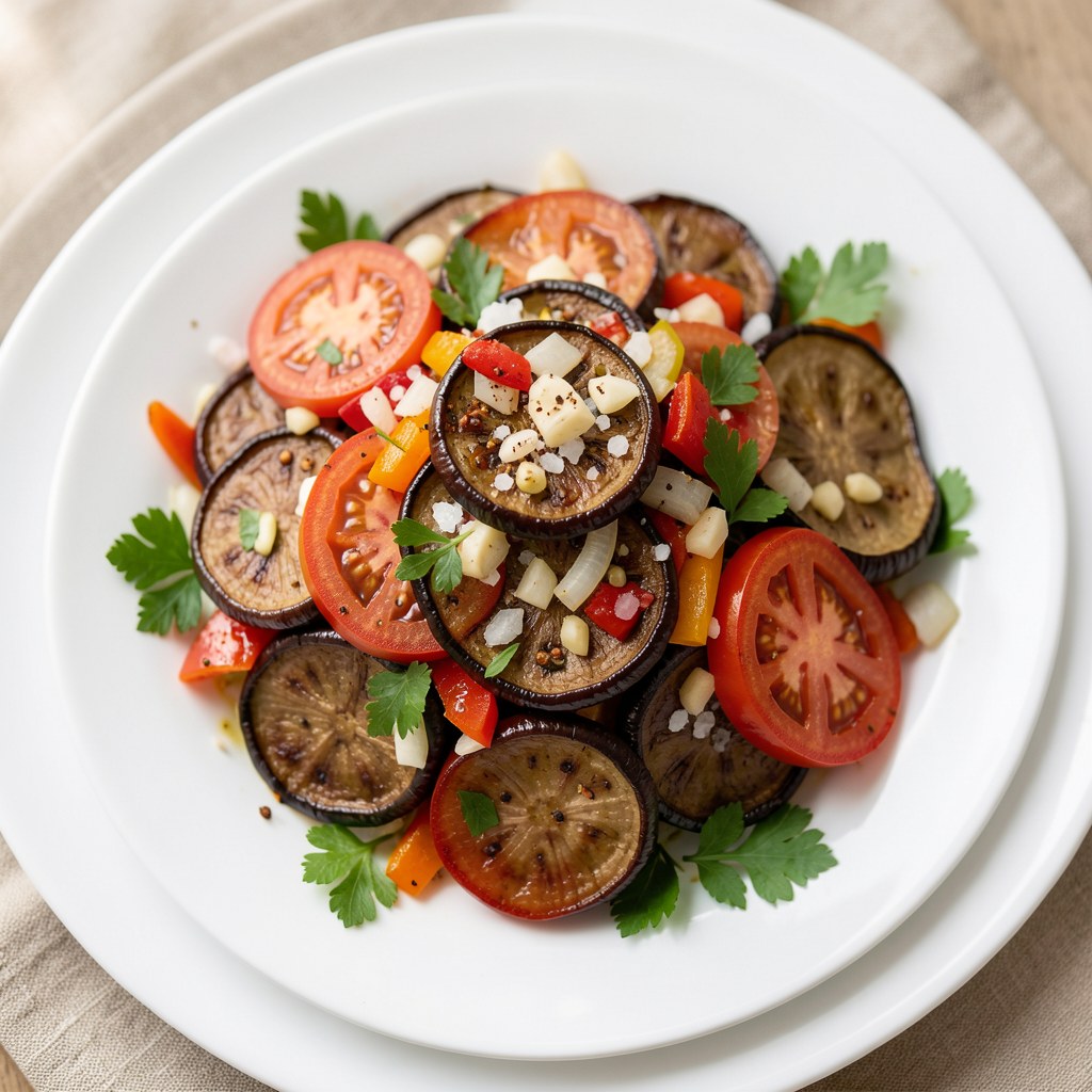 Sałatka z bakłażanów - Imam Bajaldi