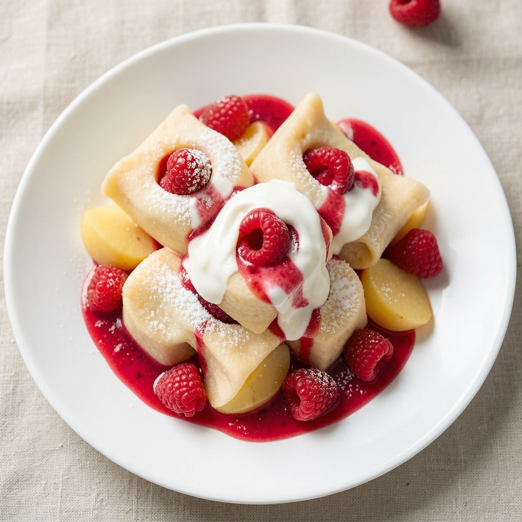 Knedle z truskawkami