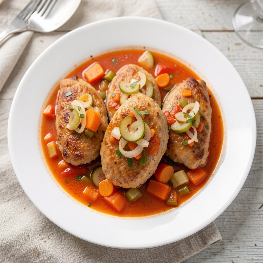 zrazy wołowe z szalotką