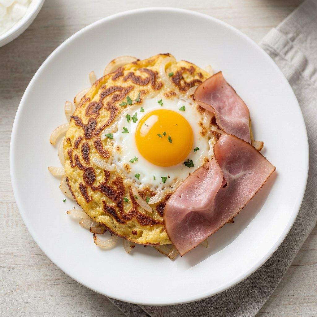 Jajecznica na szynce