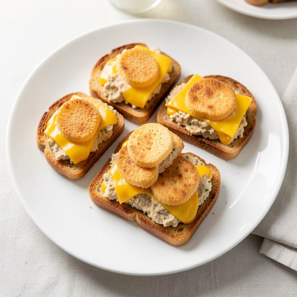 Tosty z serem i pasztecikiem