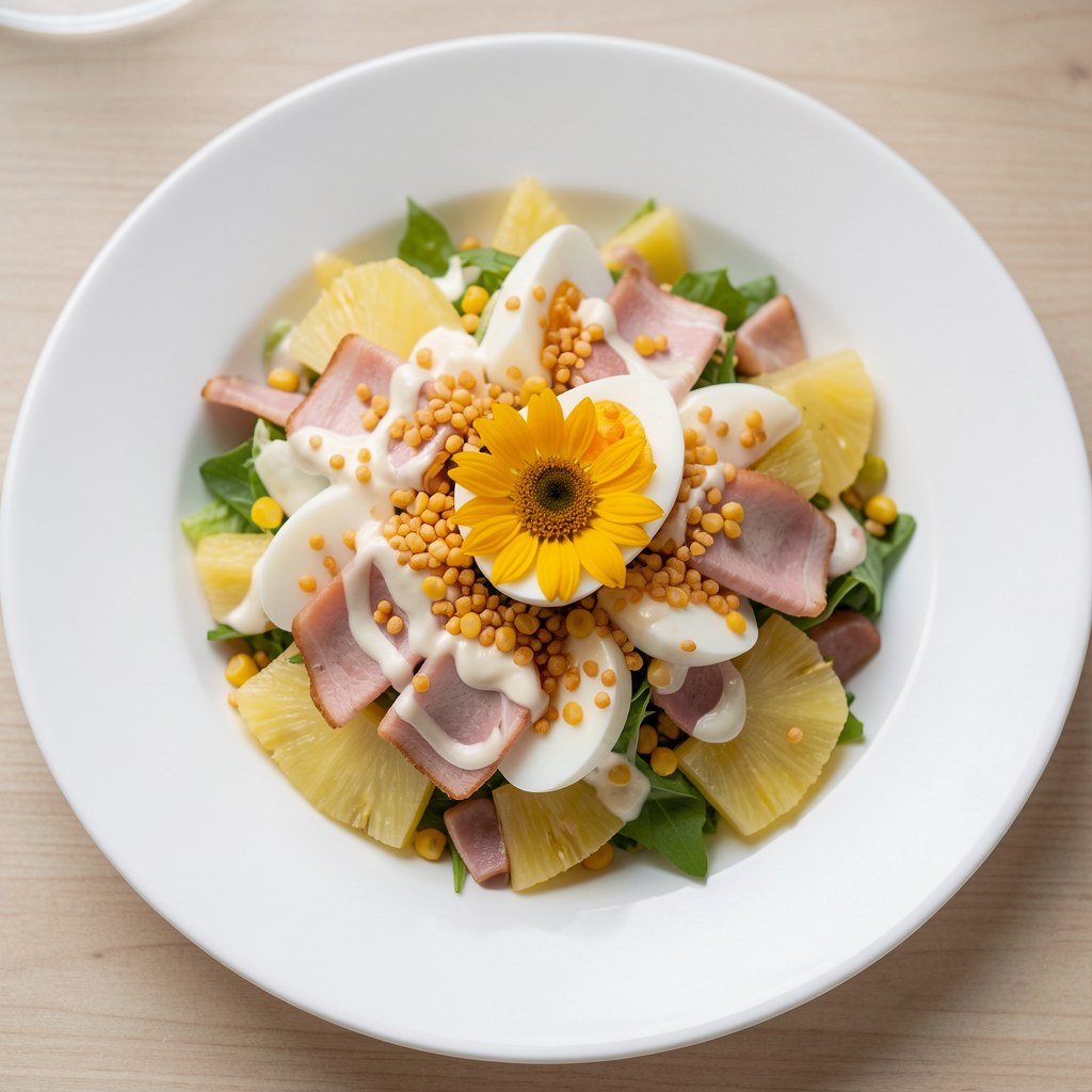 sałatka ze słonecznikiem