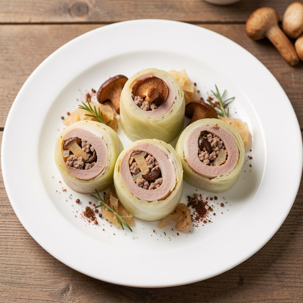 Rolady z karczku na kapście pekińskiej