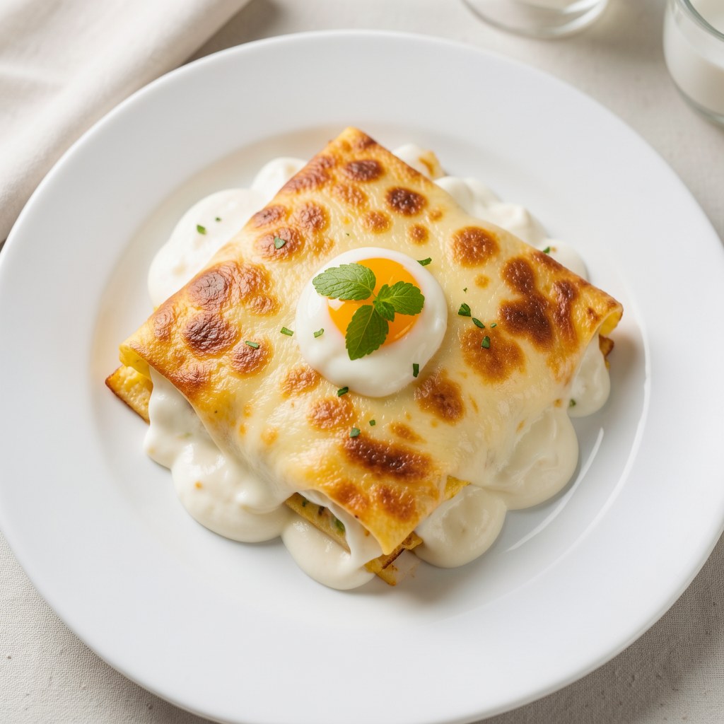 Jajecznica ze śmietanaą