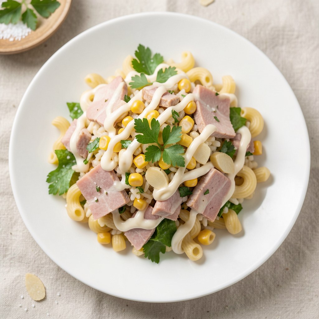 Sałatka z makaronem ryżowym