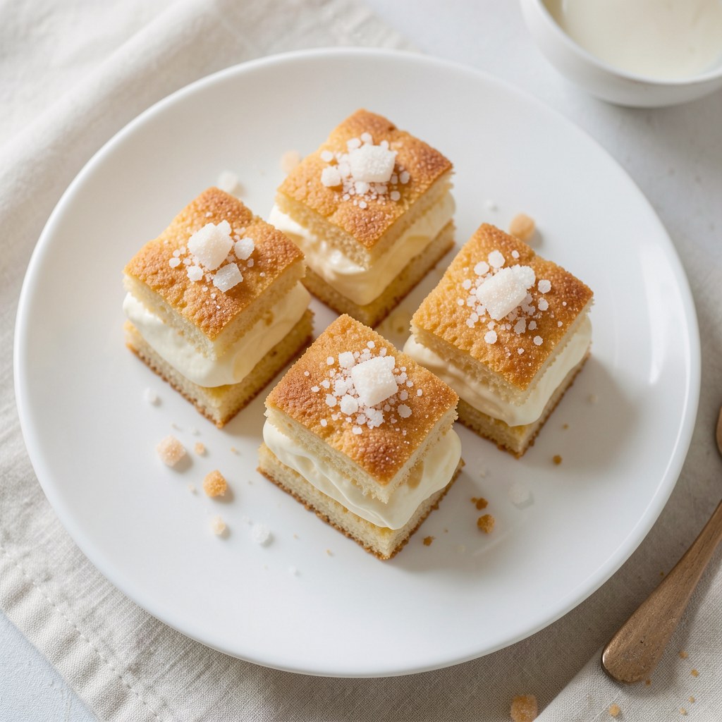 Kremówki z masą budyniową