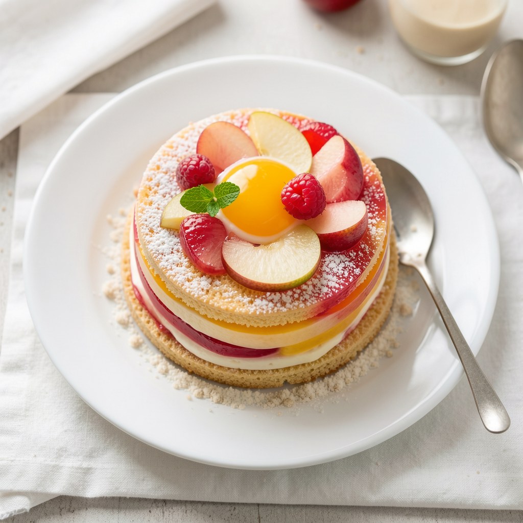 Biszkopt z galaretką