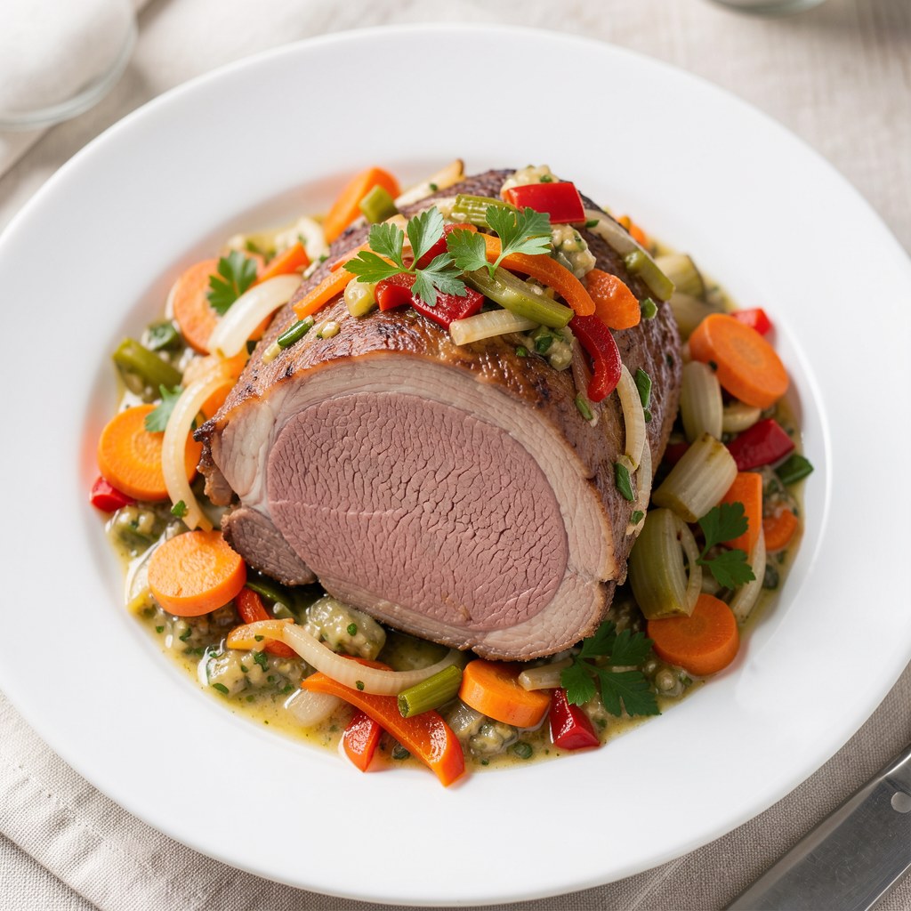 PIECZEŃ WOŁOWA z warzywami