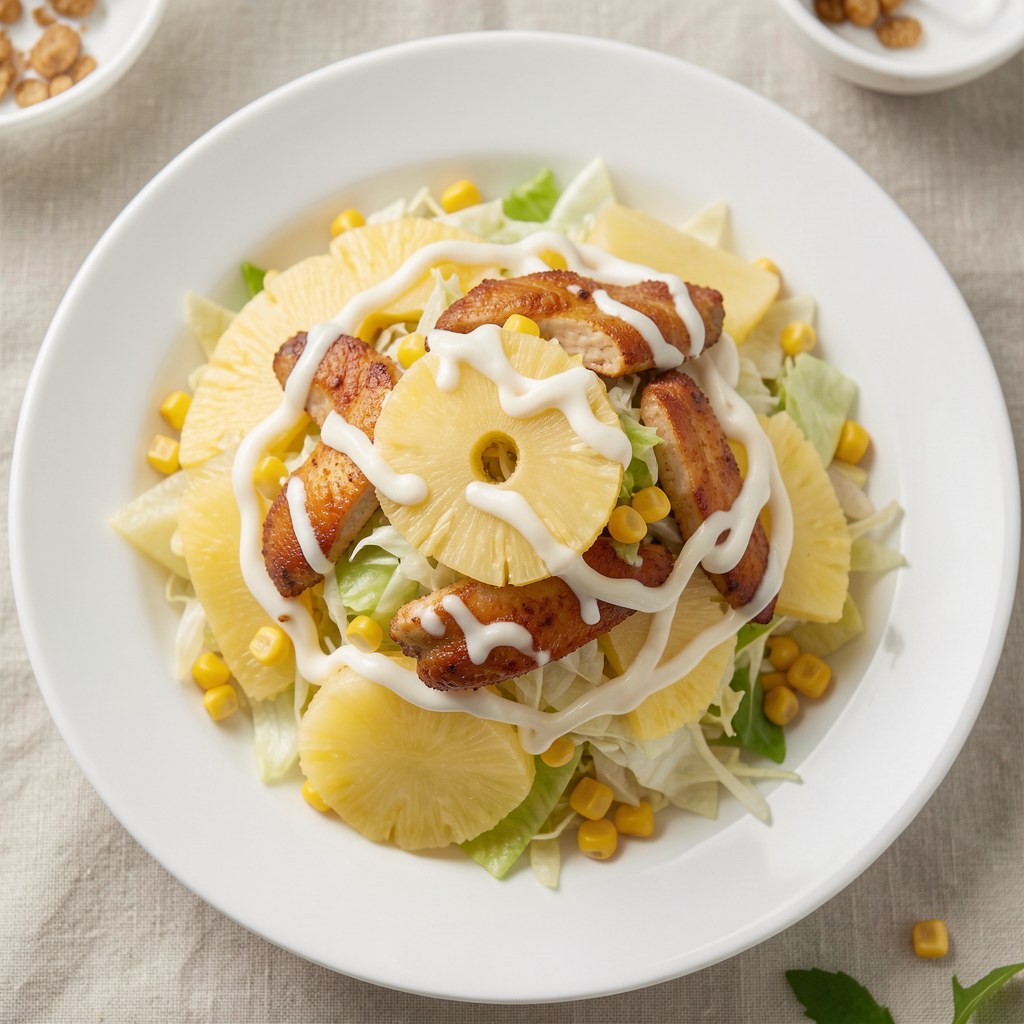 Sałatka ananasowo-drobiowa