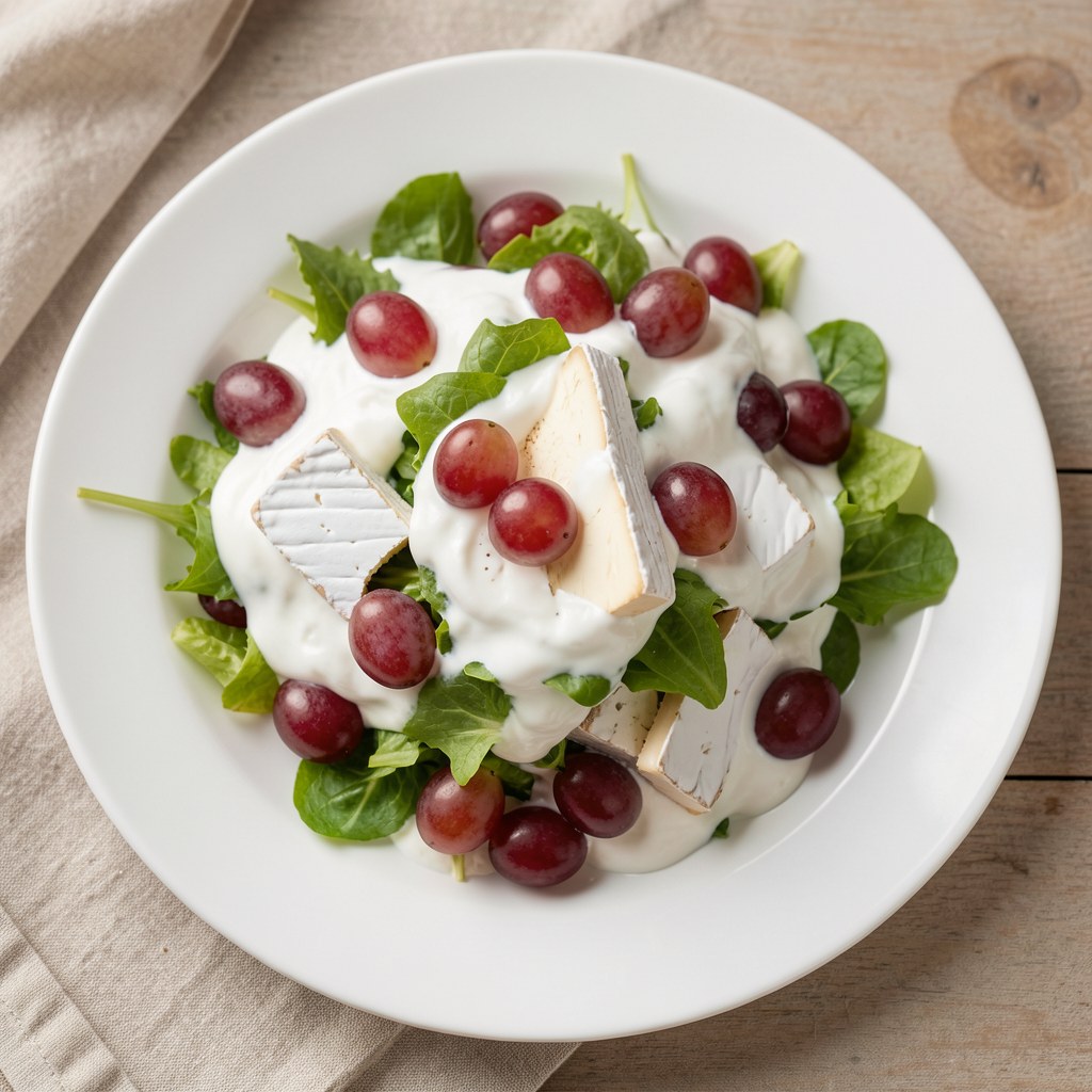 Sałatka serowo-winogronowa