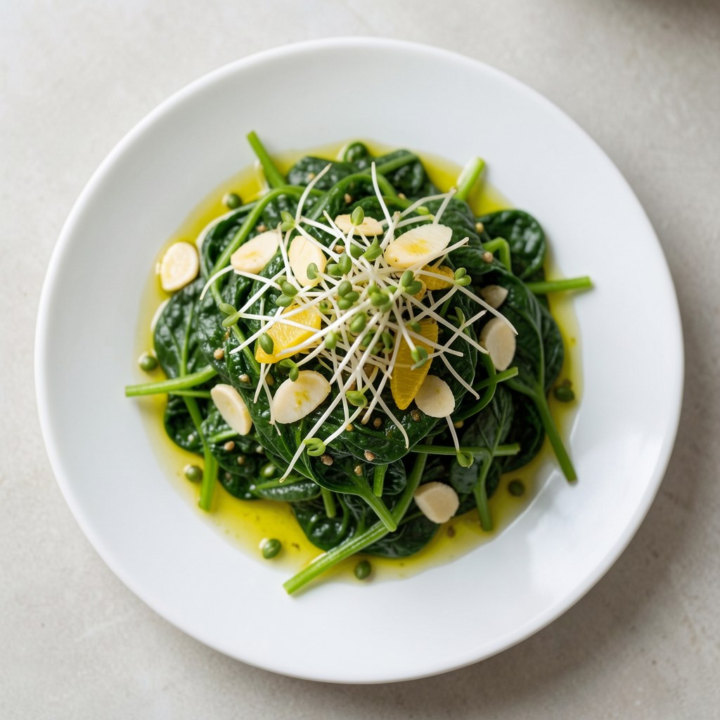 Surówka ze szpinaku moja ulubiona