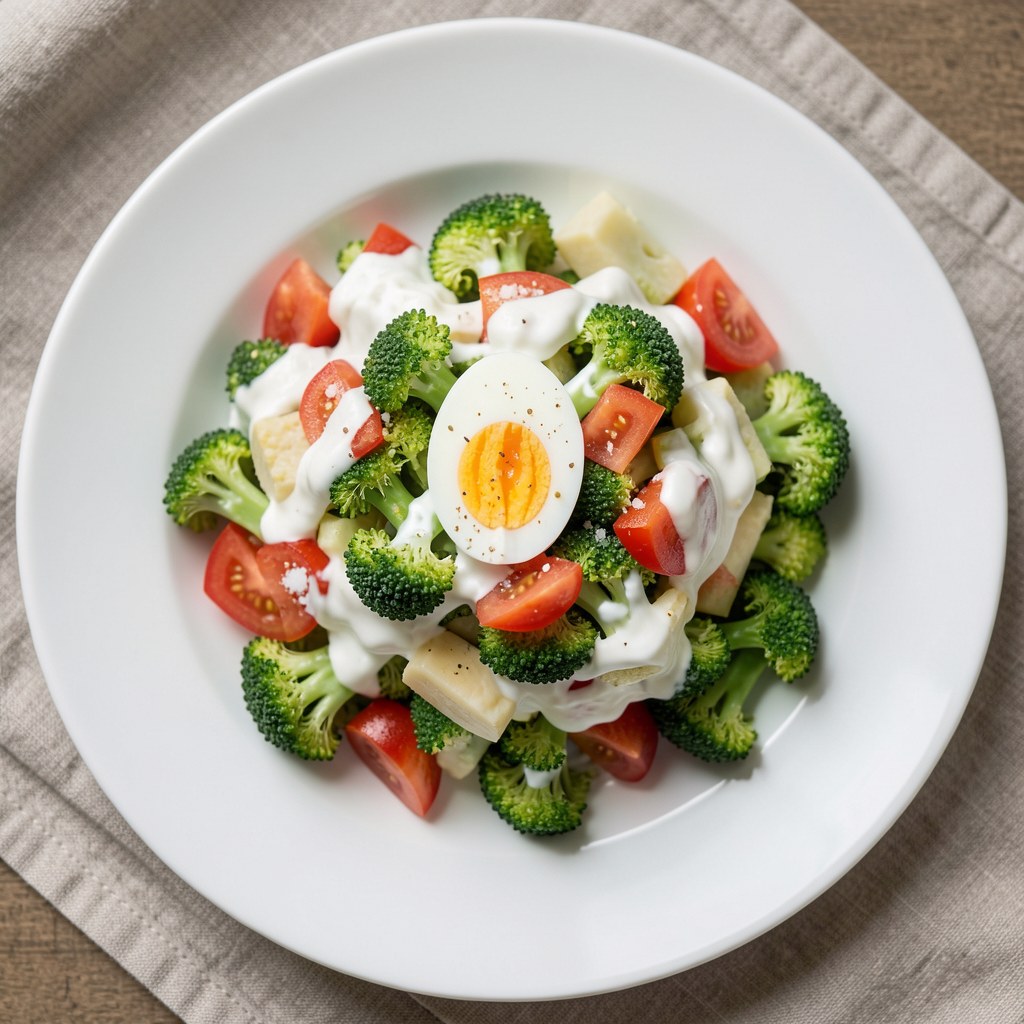 sałatka z brokułów