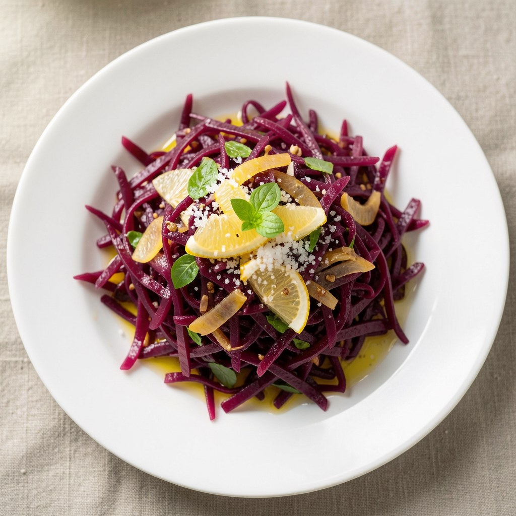 sałatka z czerwonej kaputsy