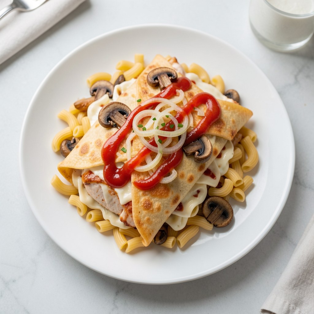 Zapiekanka z makaronem