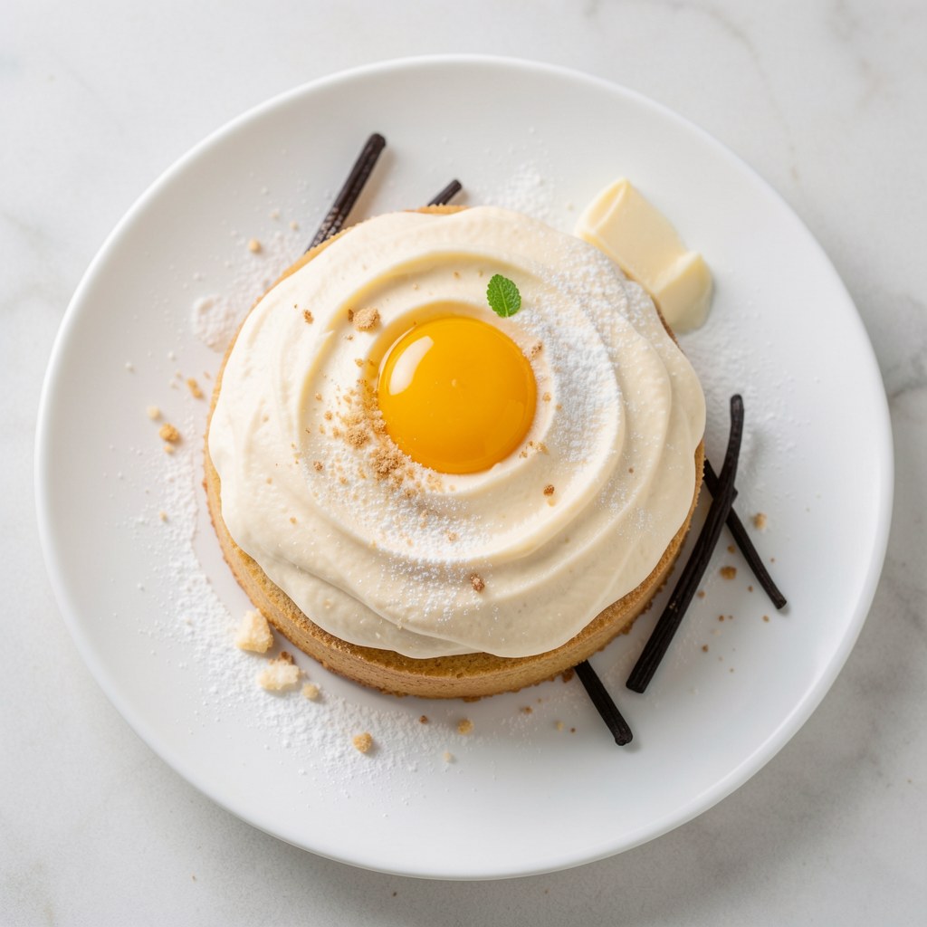 Masa z żółtek do ciasta