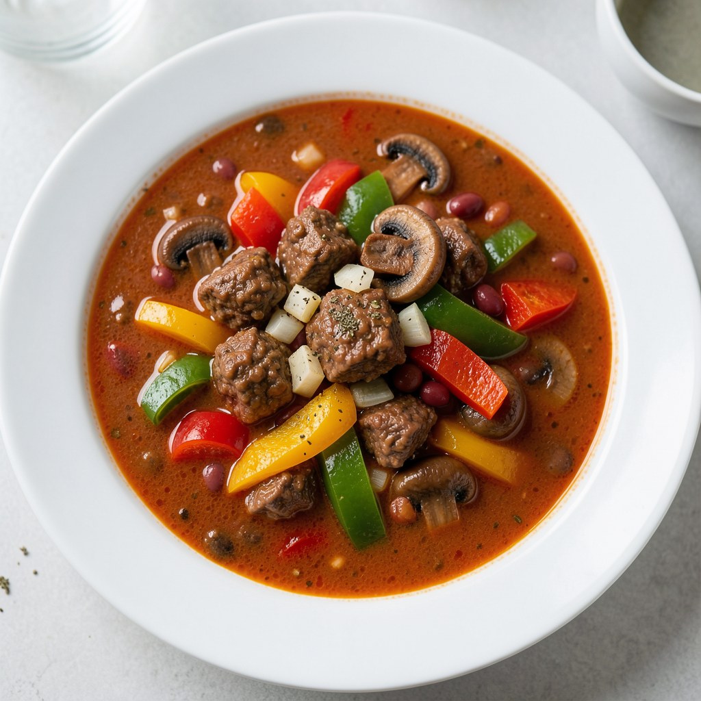 Pikantna zupa gulaszowa