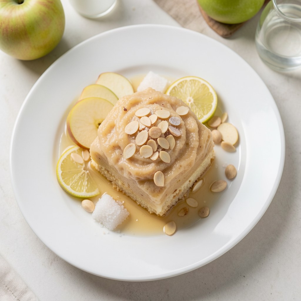 Masa jabłkowa z migdałami