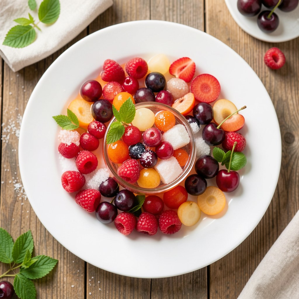 kompot z owoców z ogródka