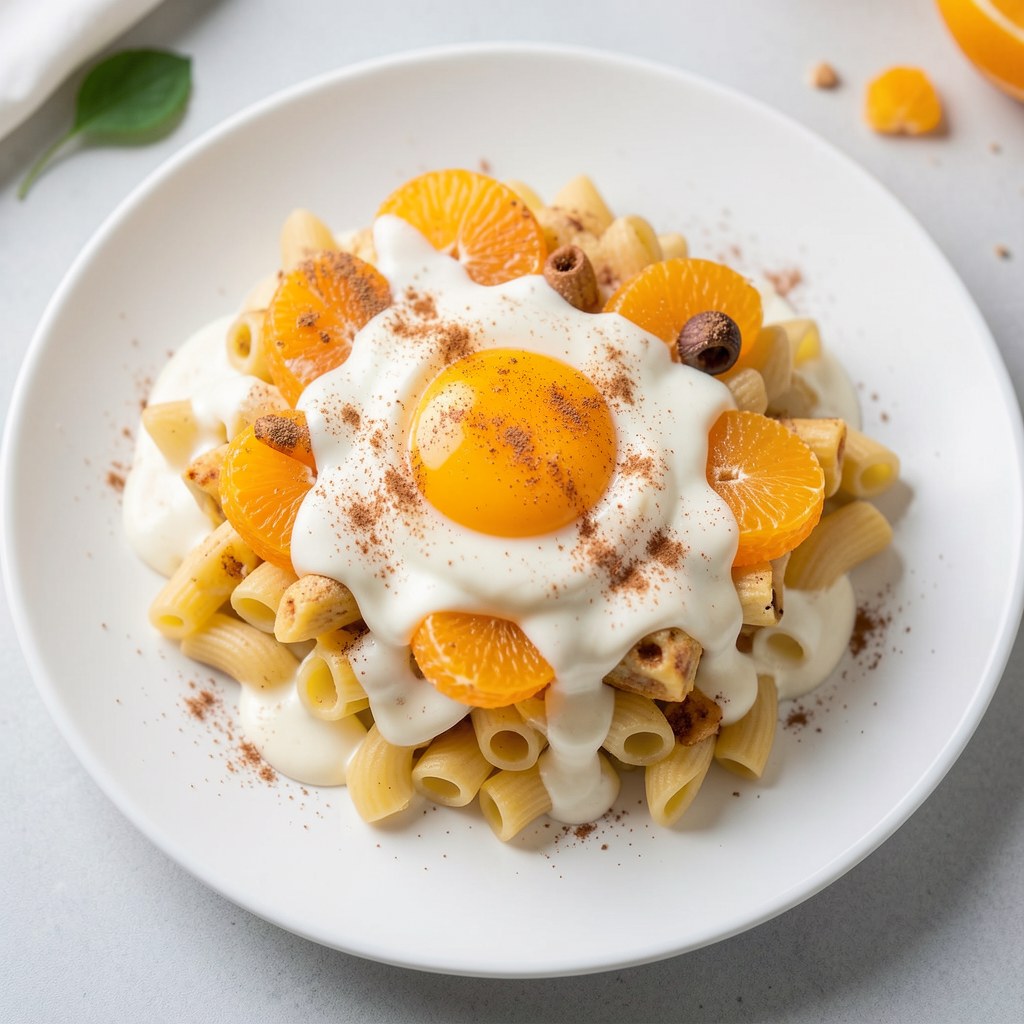 Słodka zapiekanka makaronowa