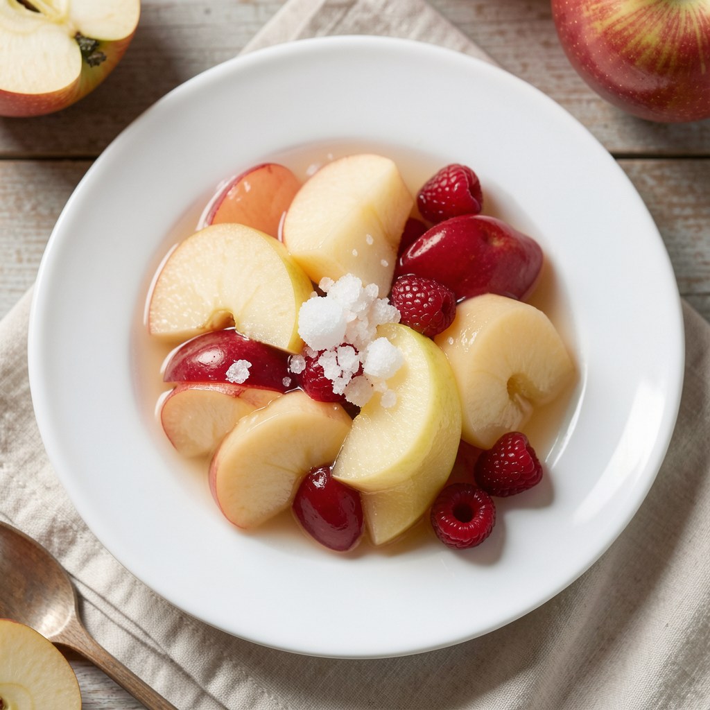 kompot z jabłek i porzeczek