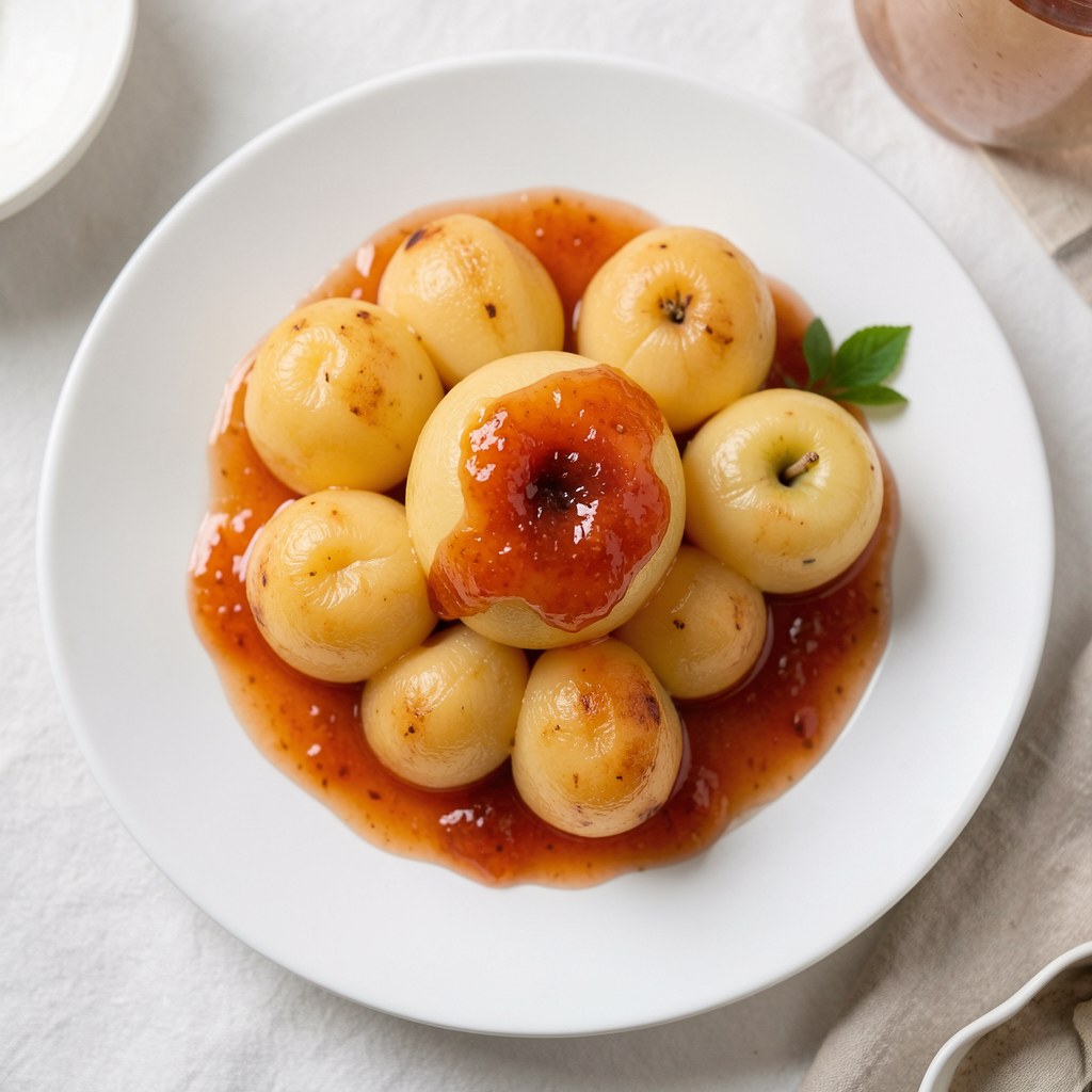 Pieczone jabłka z dżemem