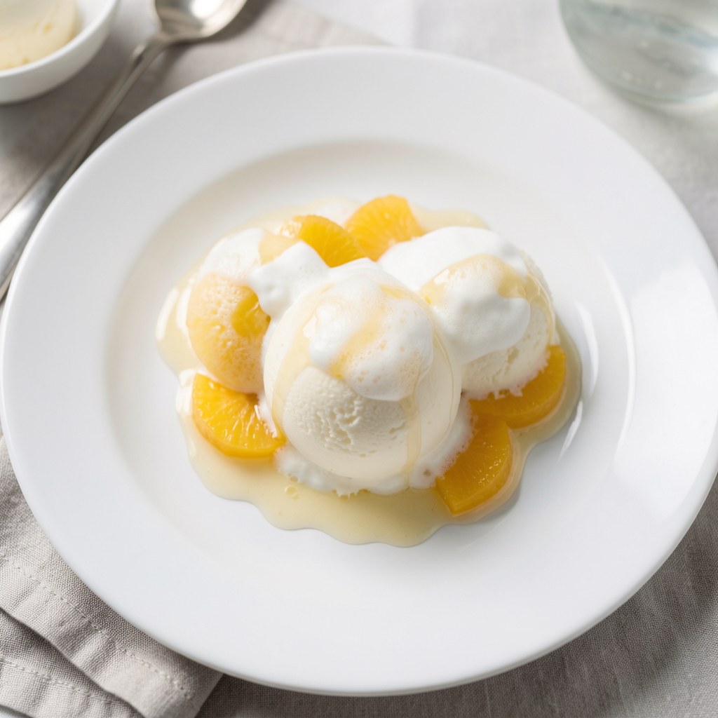 Brzoskwiniowy sorbet