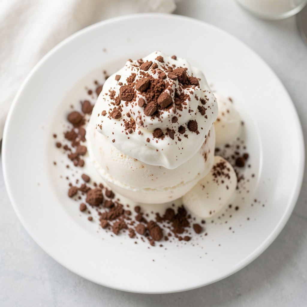 Kawa mrożona z bitą śmietaną