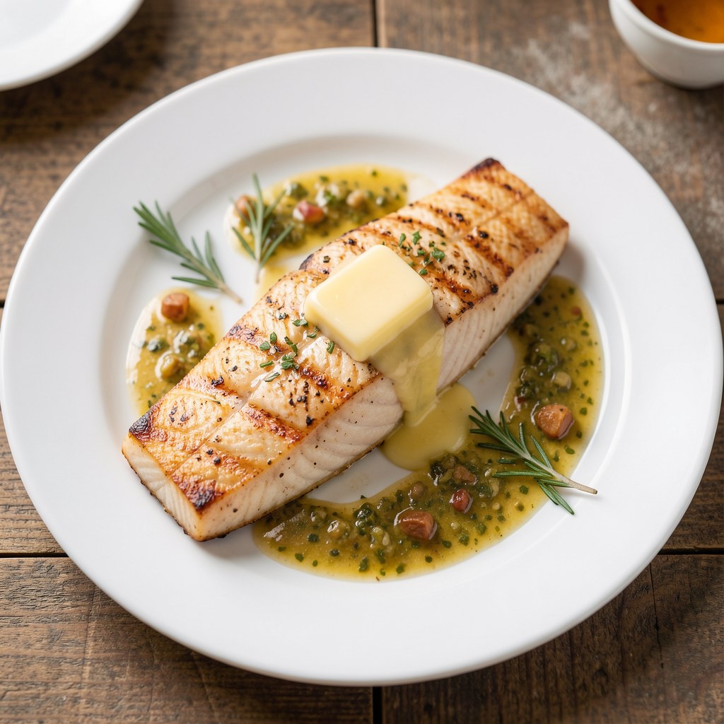 Łosoś pieczony z rusztu