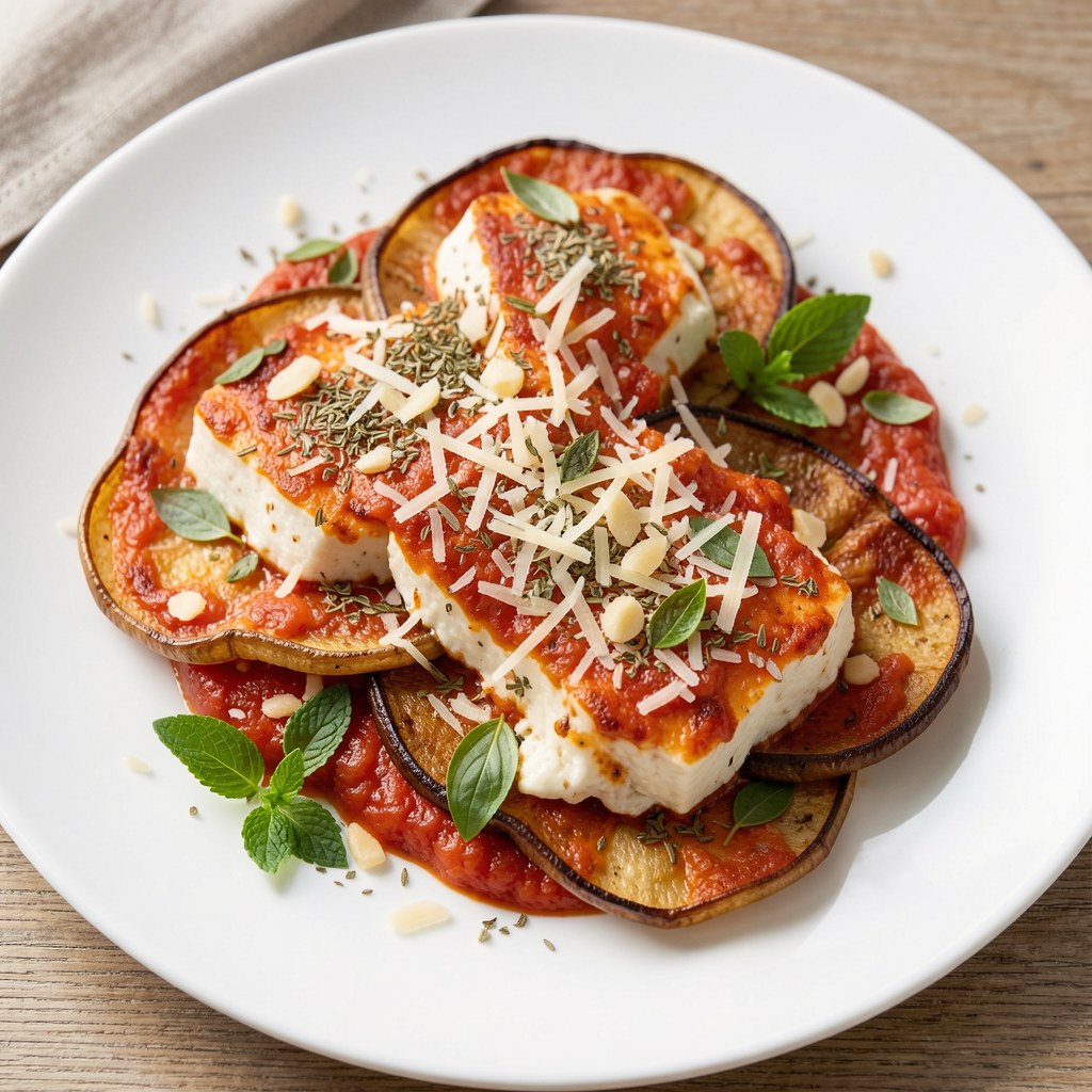 Zapiekane zrazy z bakłażana