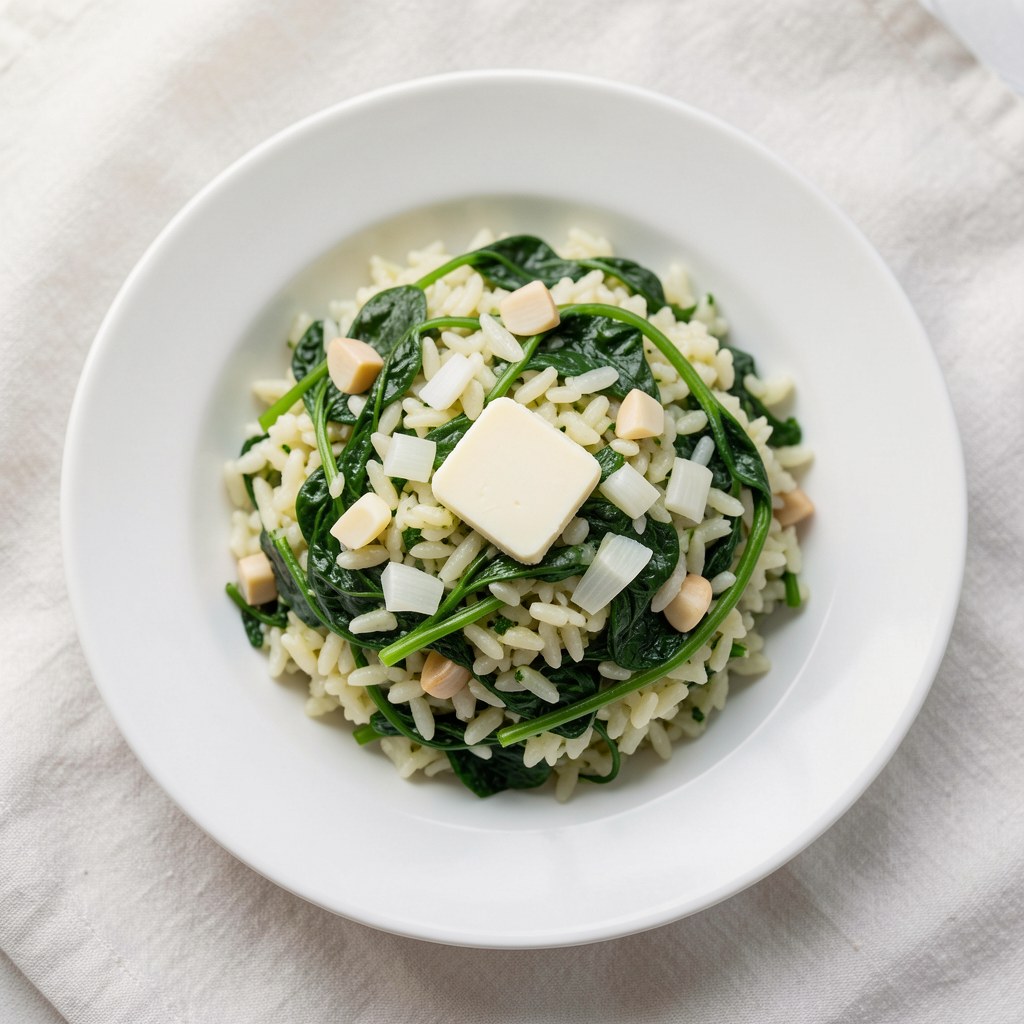 Ryż na zielono ze szpinakiem