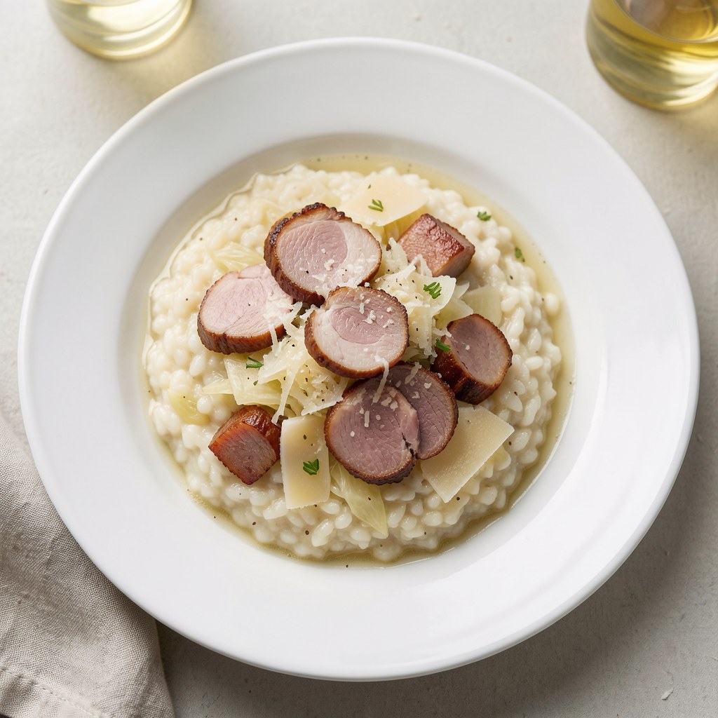 Risotto z włoskiej kapusty