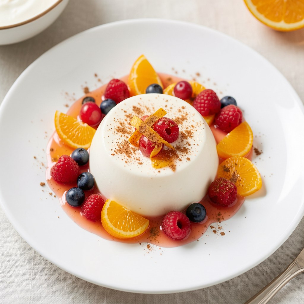 Krem panna cotta