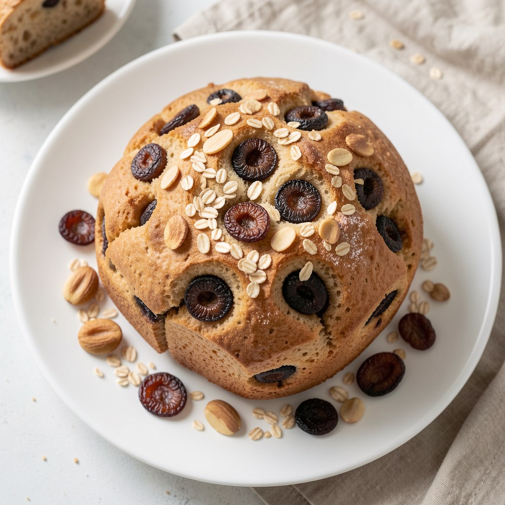 Chleb ze śliwkami i orzechami z wypiekacza do chleba