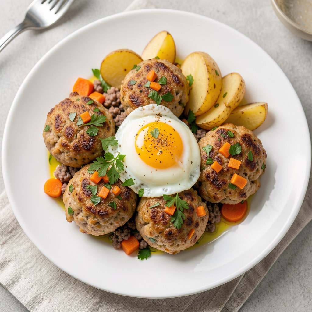 Klopsiki wołowo-drobiowe