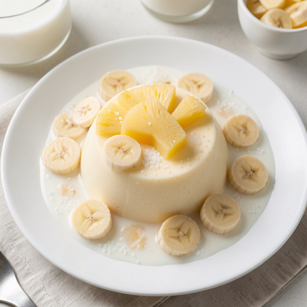 Pudding ananasowy
