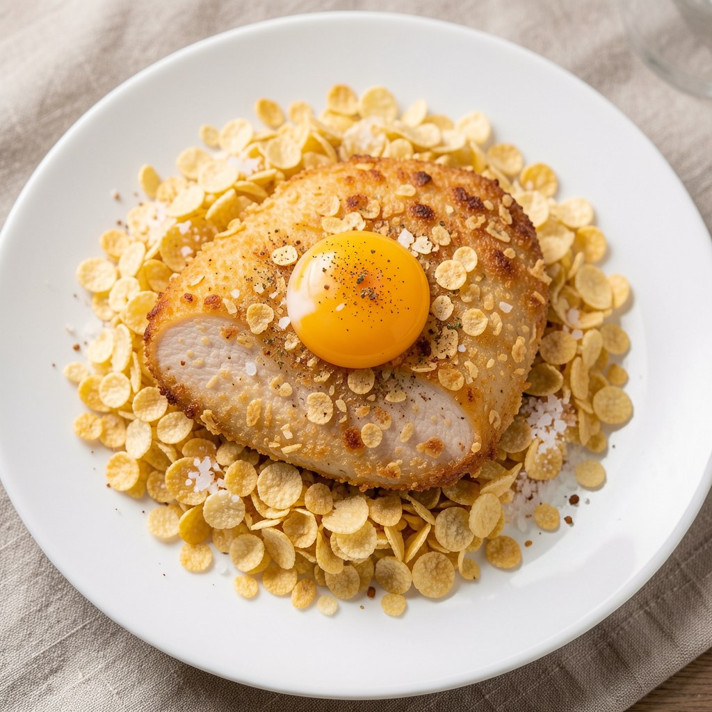 pierś z kuraczaka w Płatkach kukurydzianych