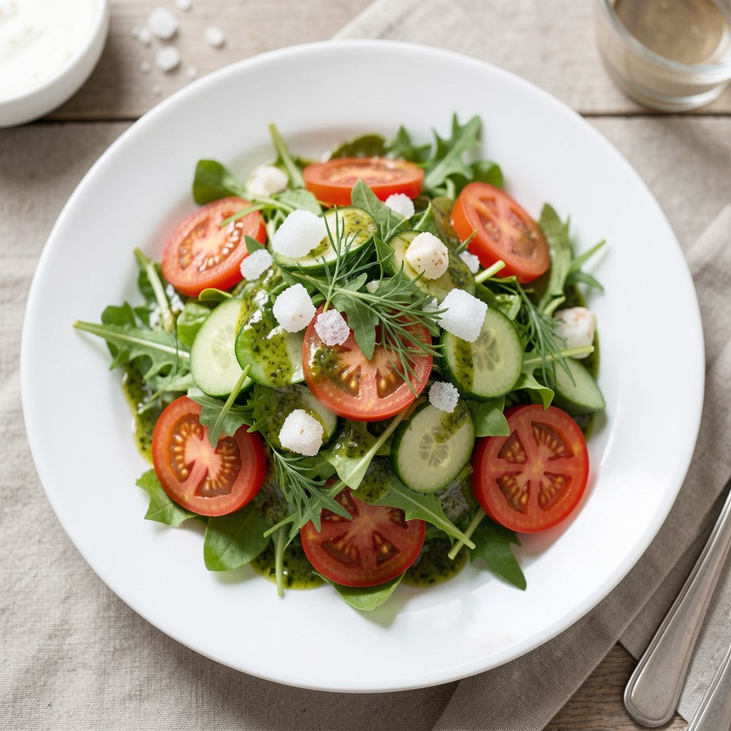 Sałata z pomidorkiem