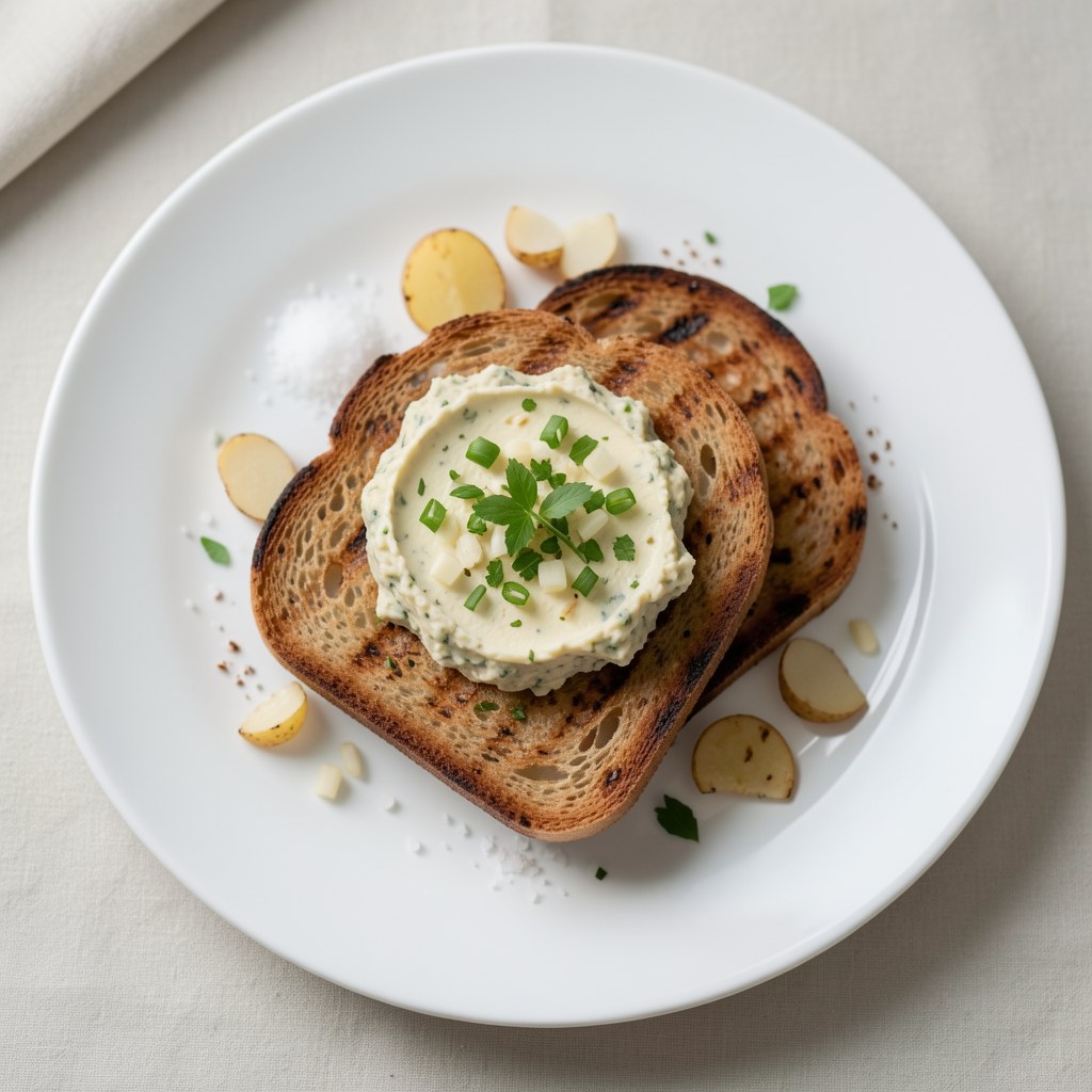 Masło czosnkowe (idealne do ziemniaków albo chlebka z grilla)