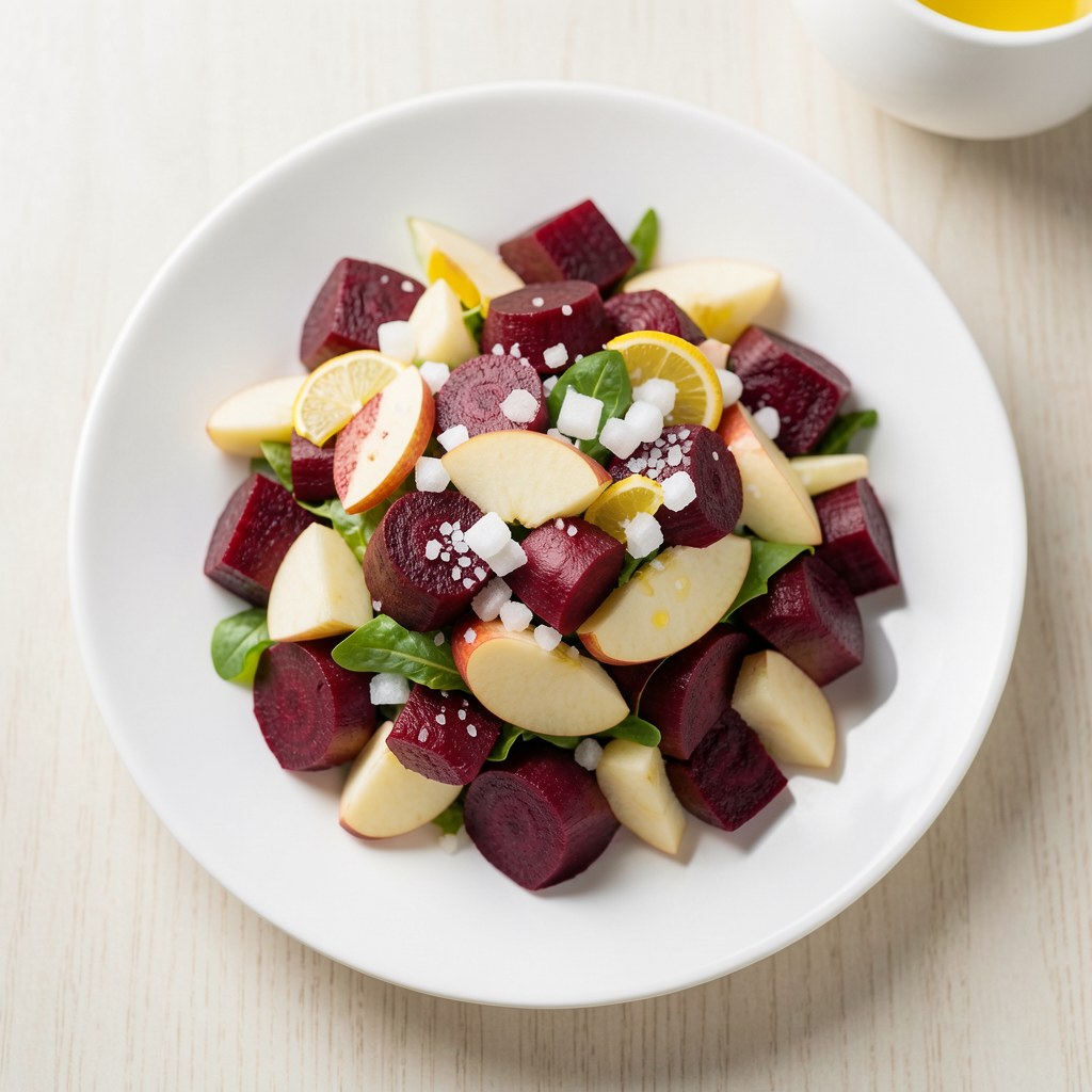 sałatka z buraków i jabłkami