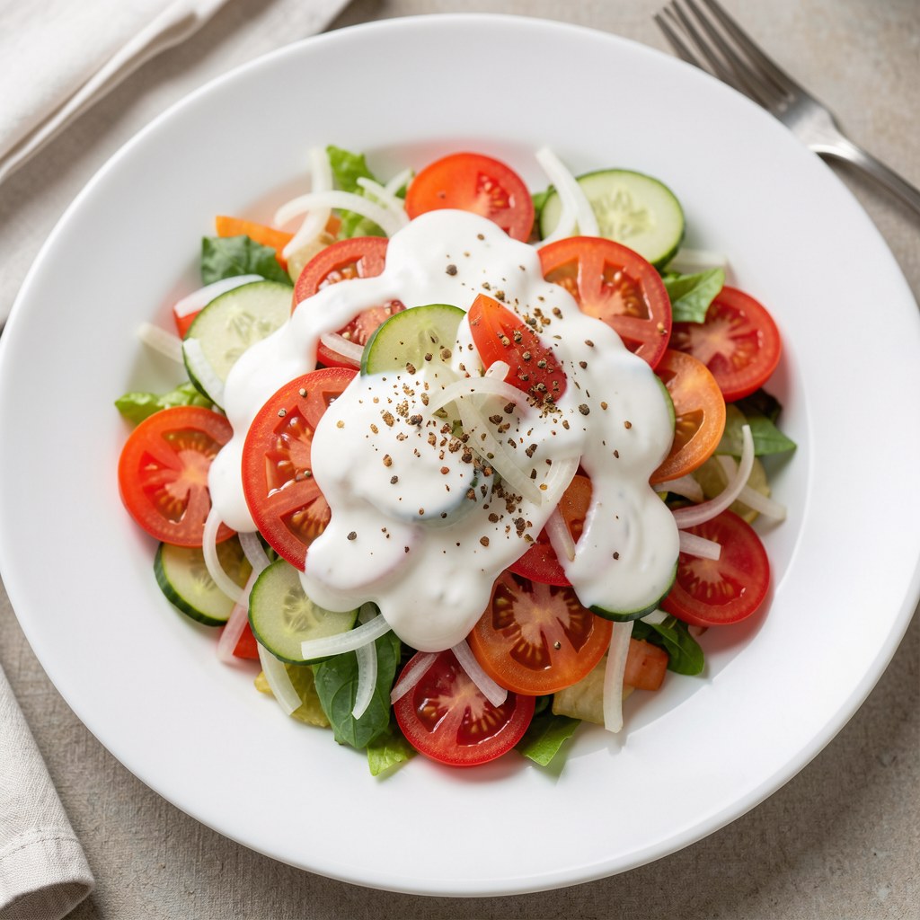 Sałatka z pomidorów